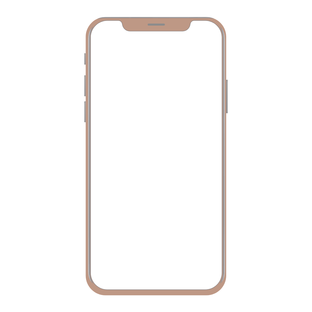Minimal outline phone icon representing digital phone wallpaper.